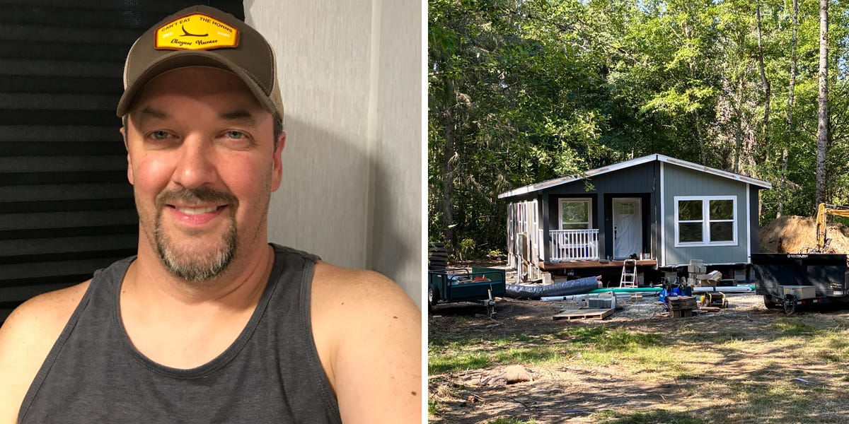 在我姻亲的房产上建造小房子一直很困难；奇怪