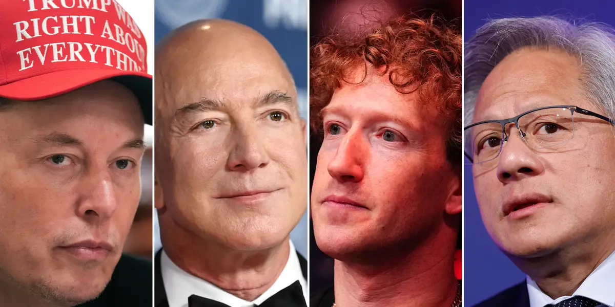 周四人工智能股暴跌，5 位科技老板的财富缩水 26B 美元