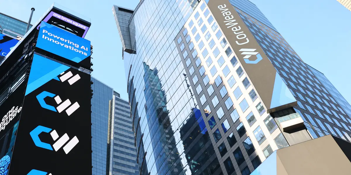 CoreWeave 表示 Nvidia 将支持数据中心融资