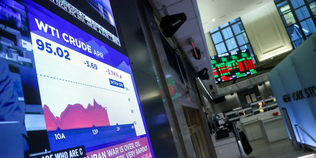 乔治·诺布尔 (George Noble) 表示，现货、期货背离，油价发出警告