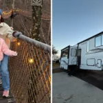 一家四口全职住在房车里，一边旅行一边还债